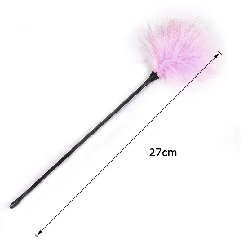 27cm Flirt Feather Whip Spank Flogger Clit Tickler
