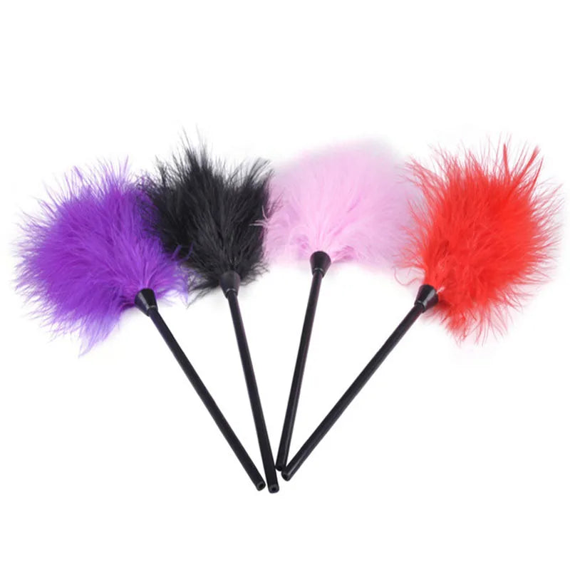 27cm Flirt Feather Whip Spank Flogger Clit Tickler