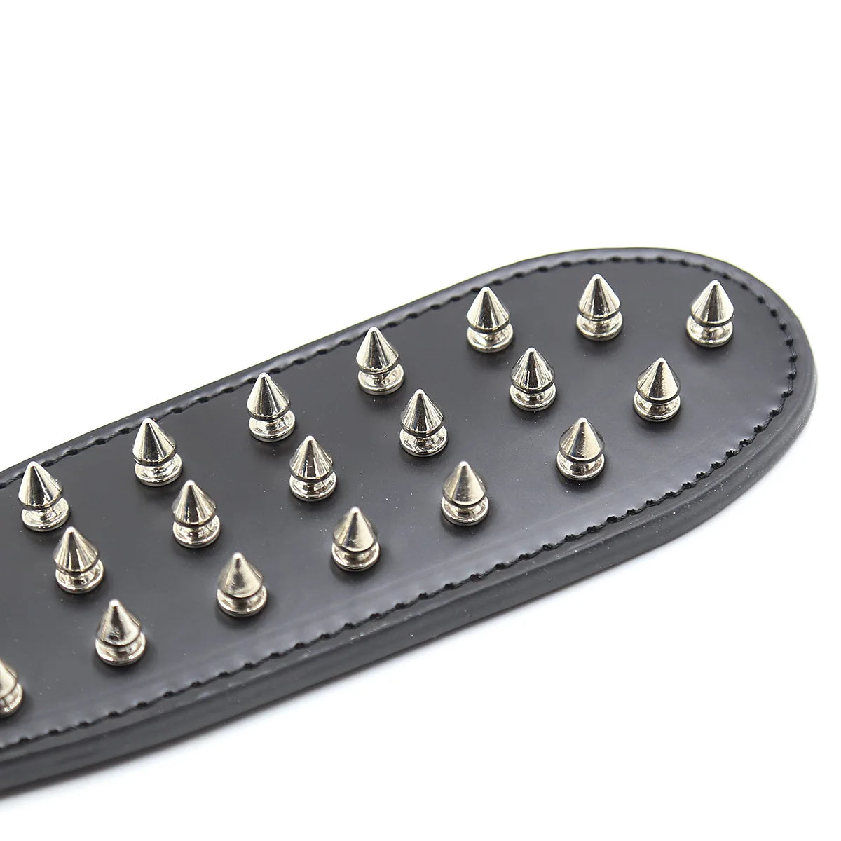 Leather Palm Clap Rivets Spanking Paddle