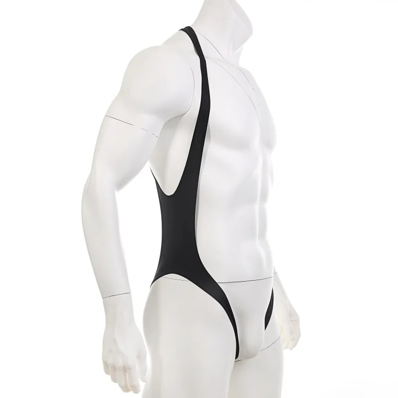 Sexy Men Open Butt Bodysuit