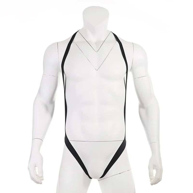 Sexy Men Open Butt Bodysuit