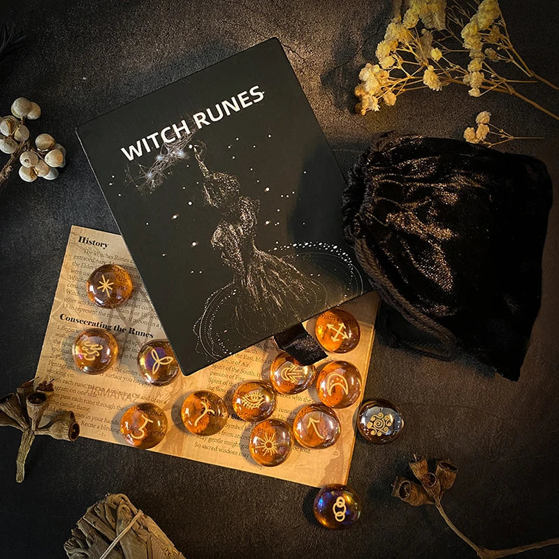 13 Pcs Witches Runes Kit