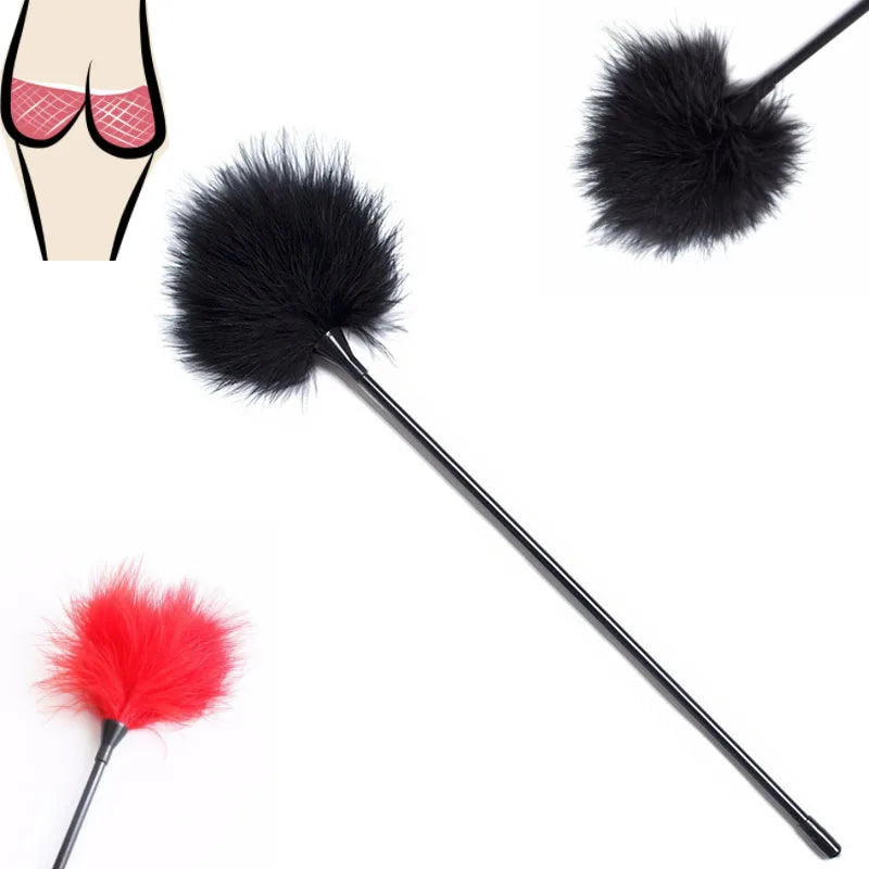27cm Flirt Feather Whip Spank Flogger Clit Tickler