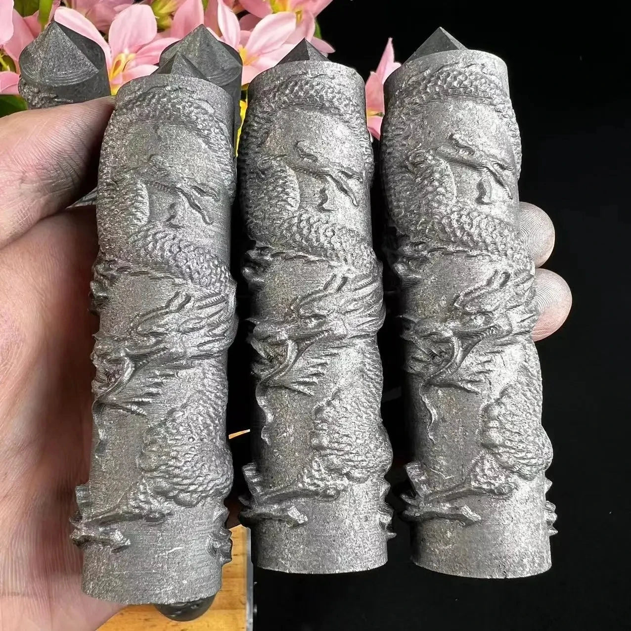 10-12cm Shungite Dragon Tower