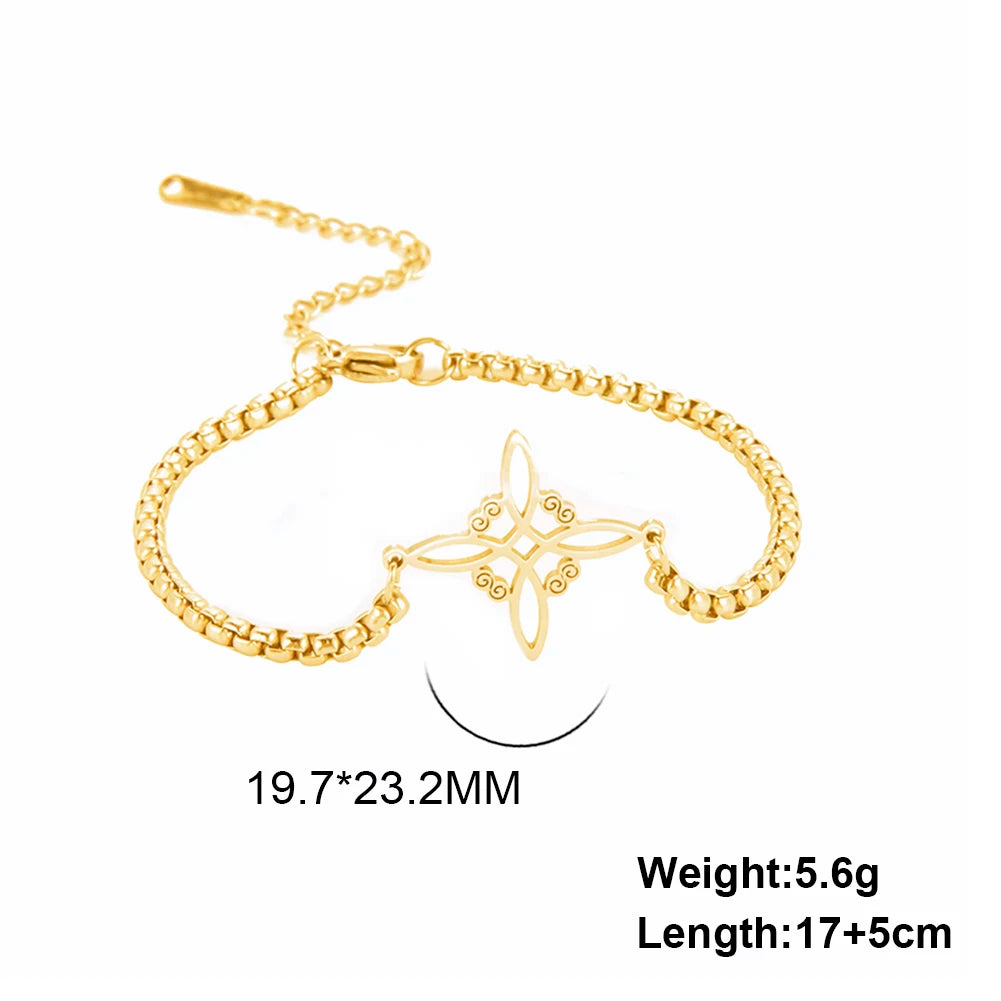 Skyrim Witch Knot Charm Bracelet