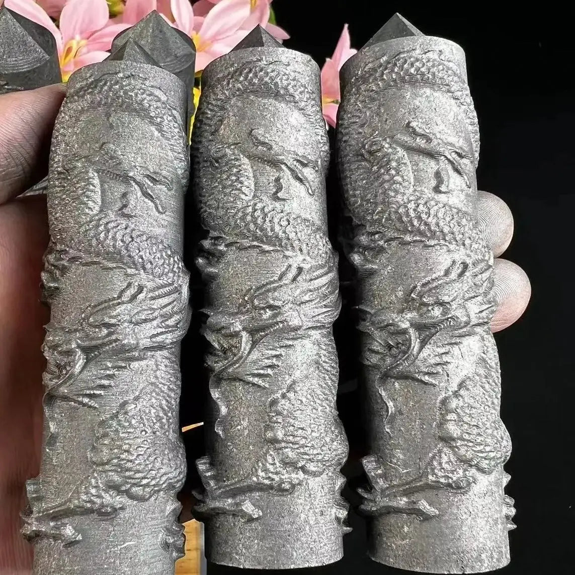 10-12cm Shungite Dragon Tower