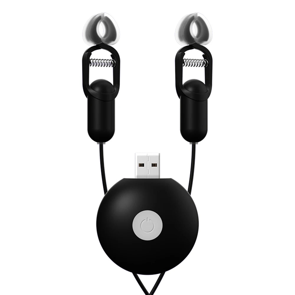 10 Speed Vibrating Nipple Clamp