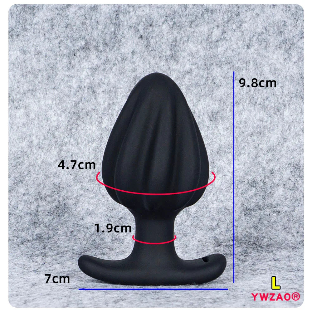 YWZAO Couples Thong Plug Silicone Anal Toy for Men Women