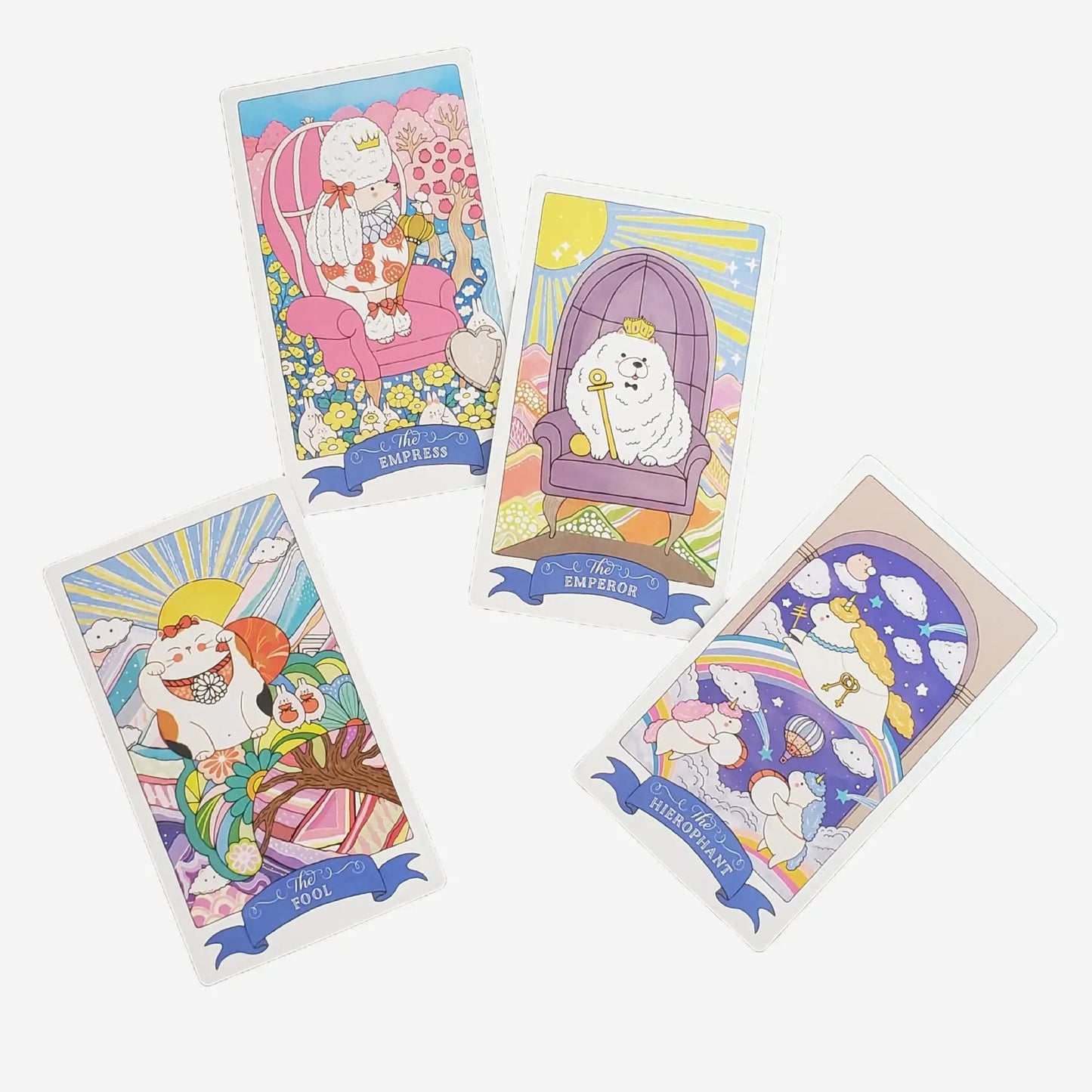 12x7cm KAWAII Tarot Cards