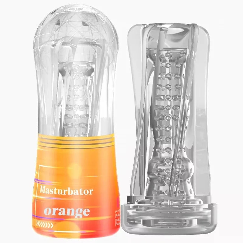 Transparent Male Masturbation Cup