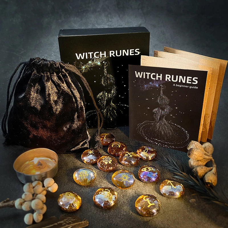 13 Pcs Witches Runes Kit