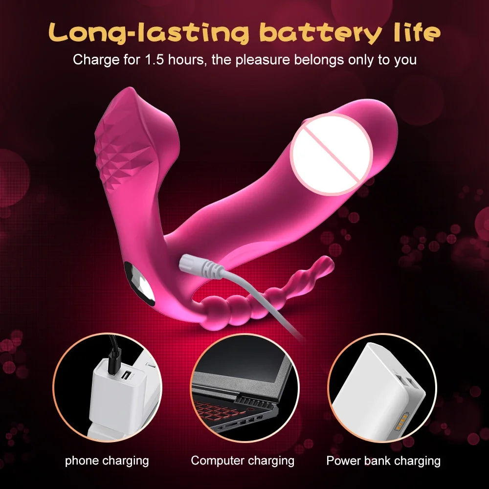 3 IN 1 Clitoris Sucker Sucking Vibrator