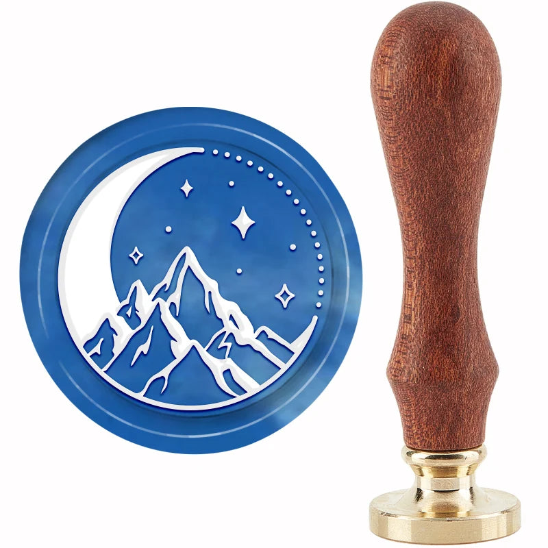 Triple Moon Goddess Sealing Stamp,