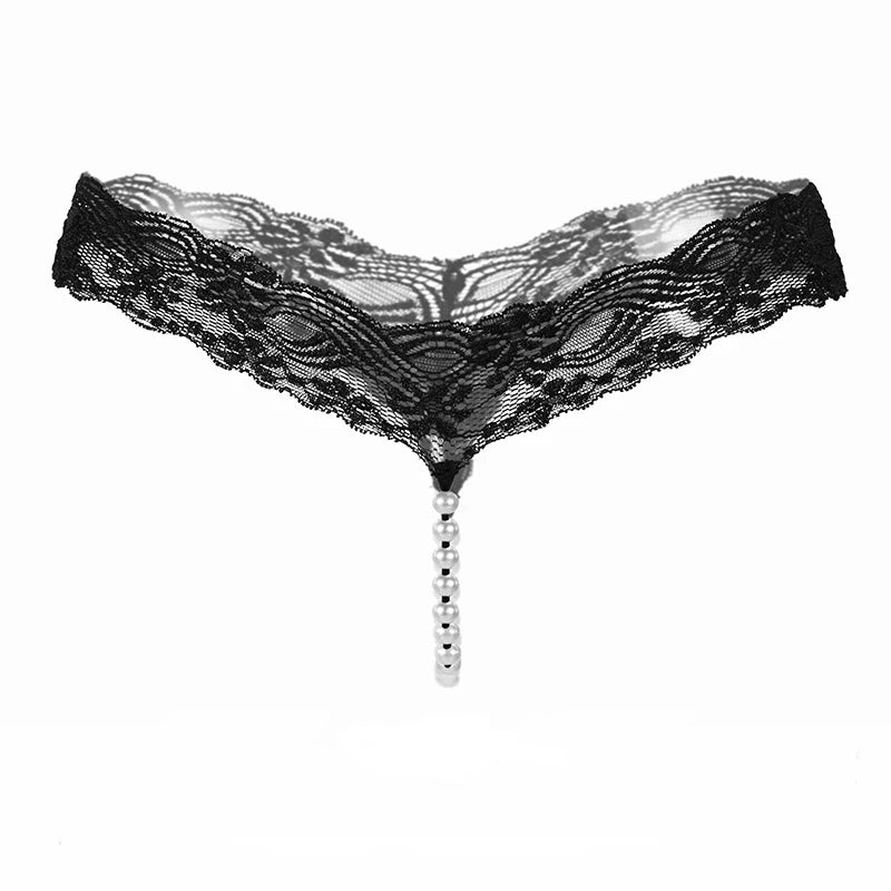 Sexy String Lace Underwear Women Back Bow Panties