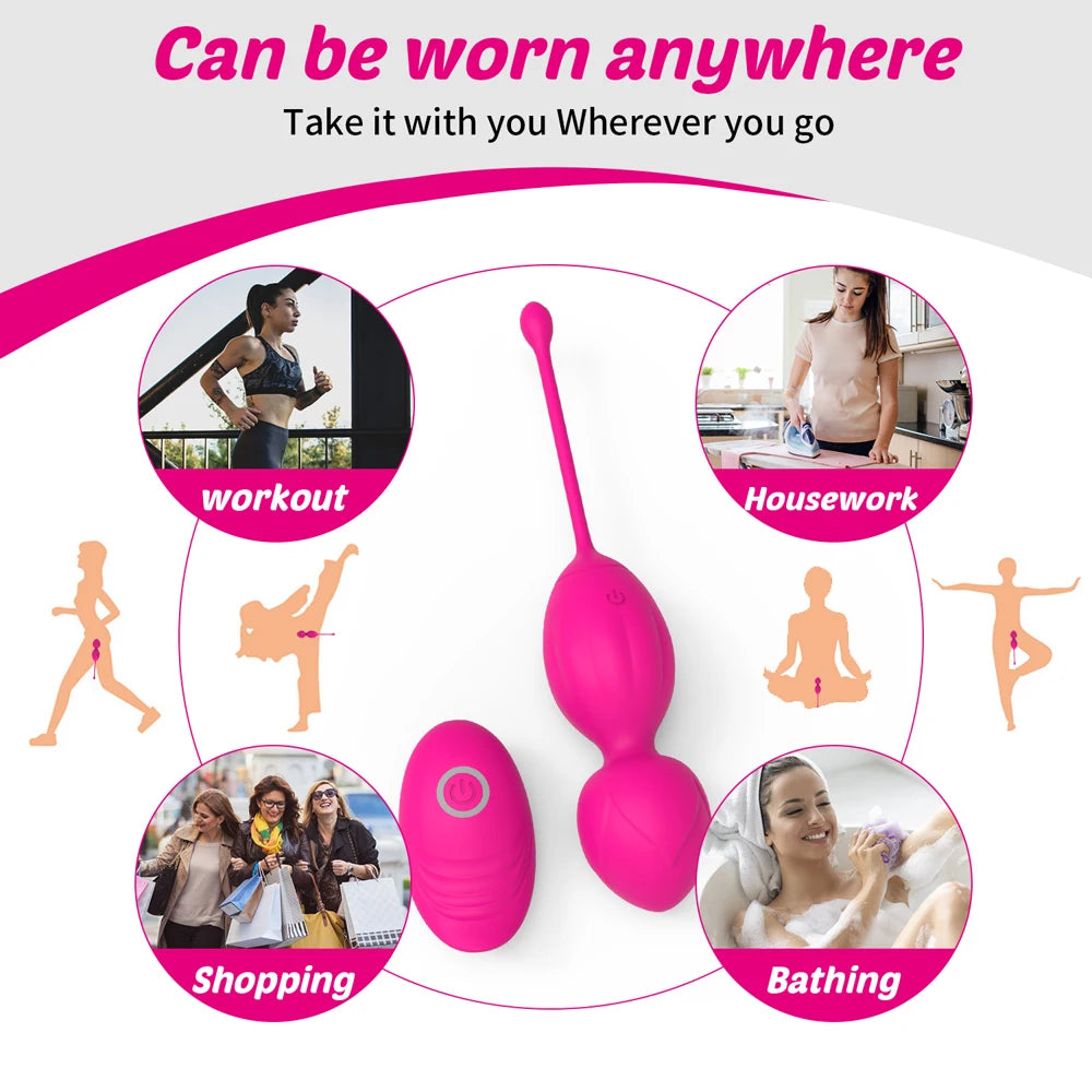 Wearable Panties Vaginal Ball 10 Speeds Wireless Remote Control