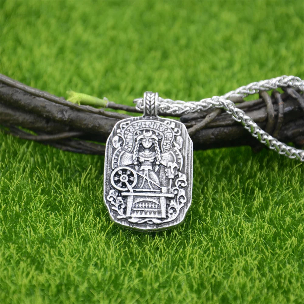 Frigga Goddess Of Fate Runic Runes Amulet