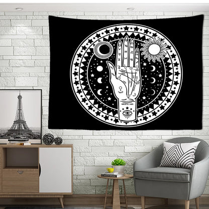 Black Cat Psychedelic Tapestry