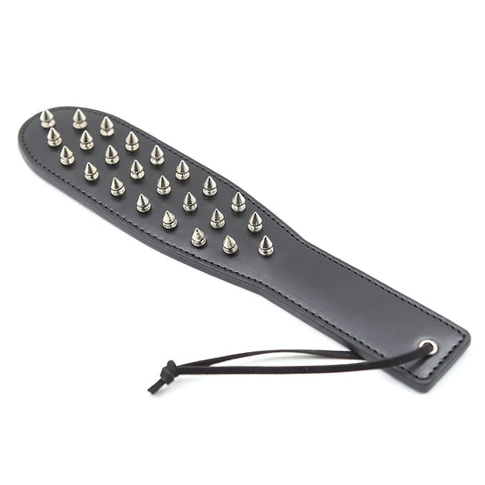 Leather Palm Clap Rivets Spanking Paddle