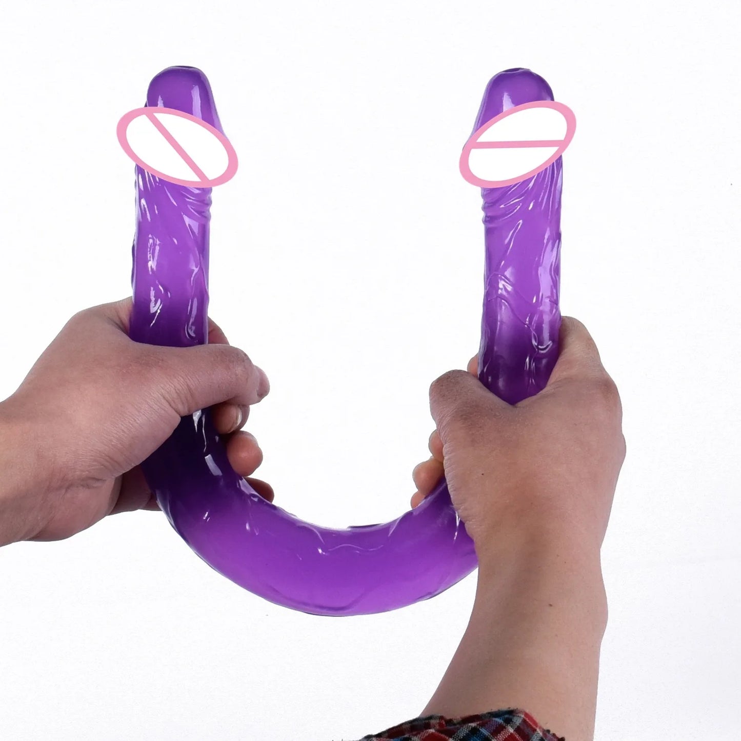 Double head Dildo Long Jelly Realistic Dildo Double Ended Dildo