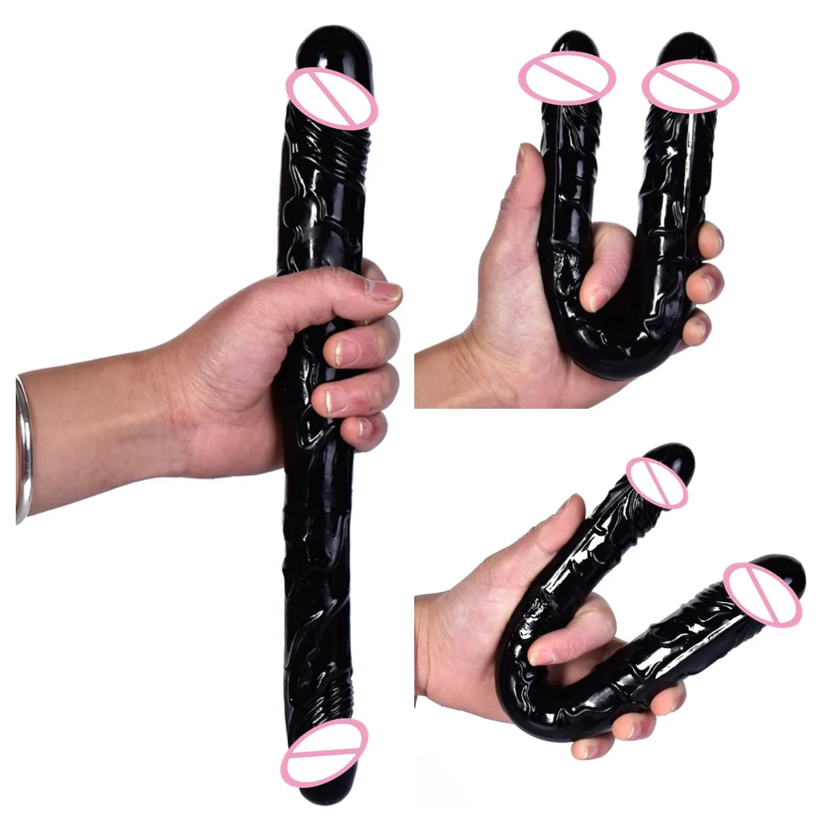 Double head Dildo Long Jelly Realistic Dildo Double Ended Dildo