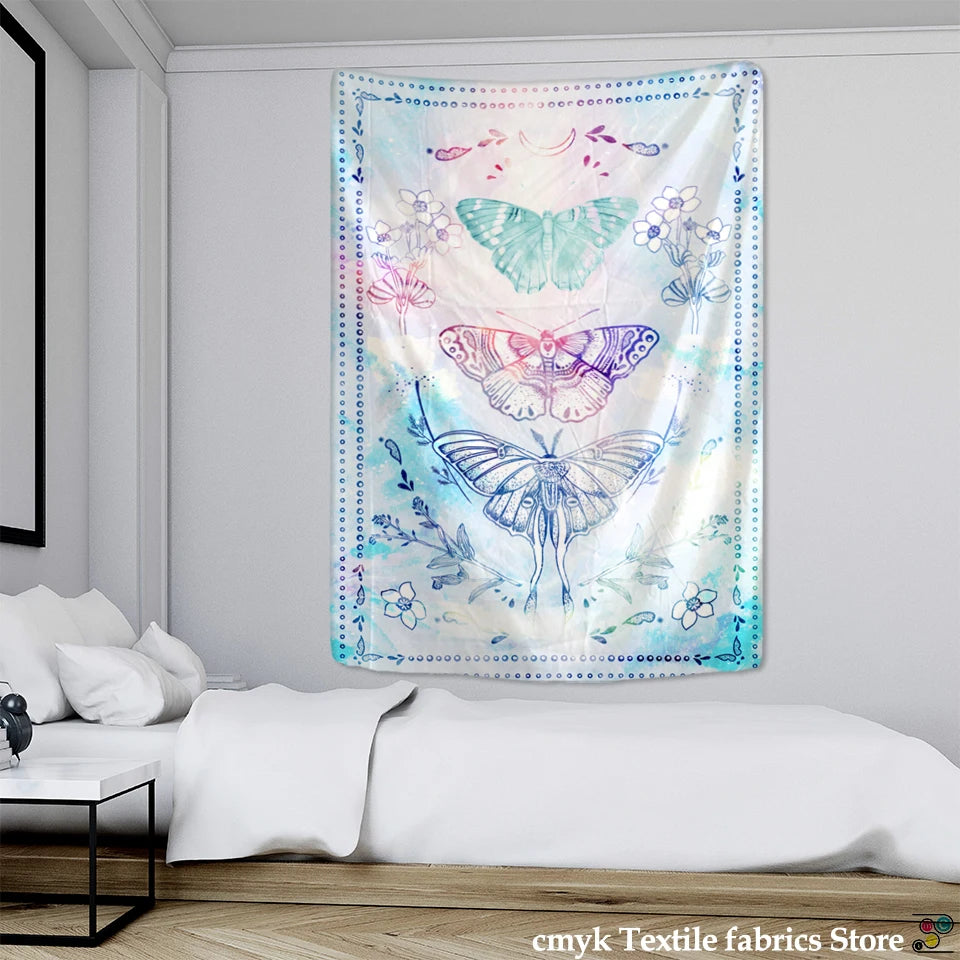 Psychedelic Butterfly Tarot Tapestry