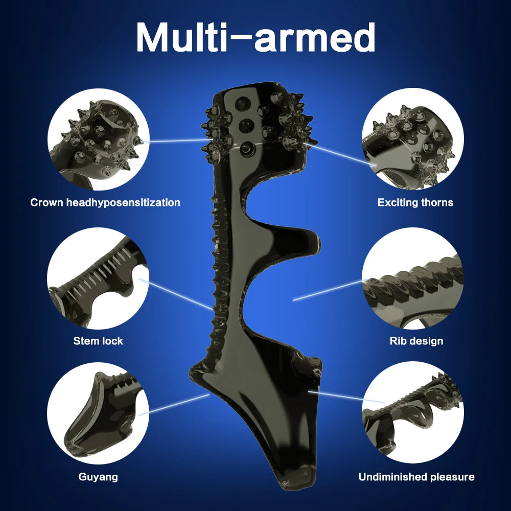 Delayed Ejaculation Penis Rooster Chastity Set