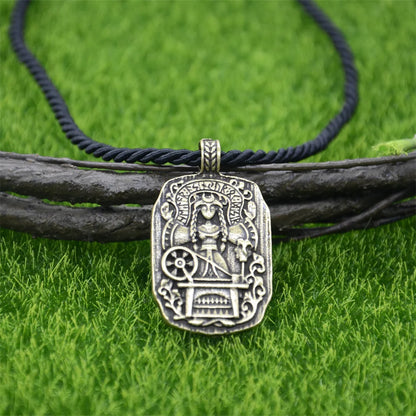 Frigga Goddess Of Fate Runic Runes Amulet
