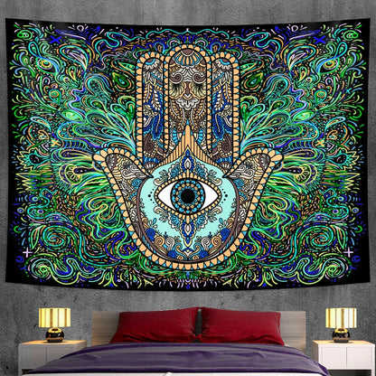 Lucky hand tapestry
