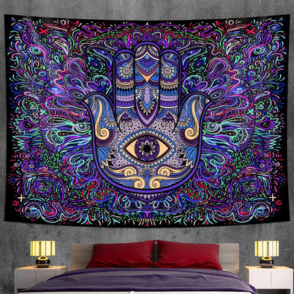 Lucky hand tapestry