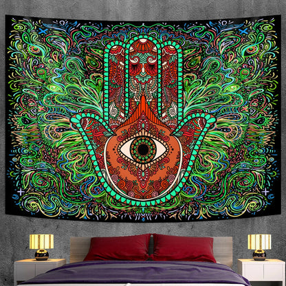 Lucky hand tapestry