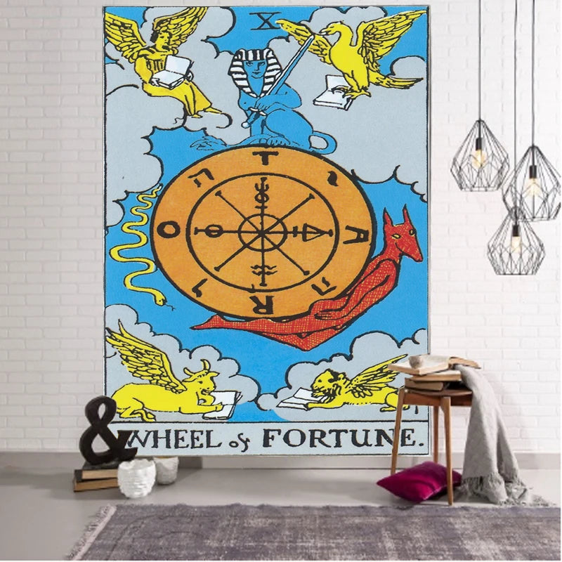 Tarot card decoration tapestry