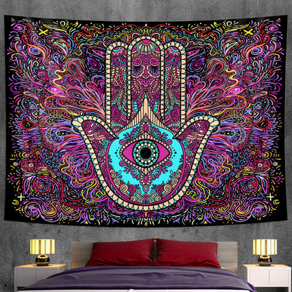 Lucky hand tapestry