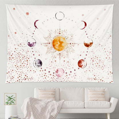 Sun Moon Mandala tapestry