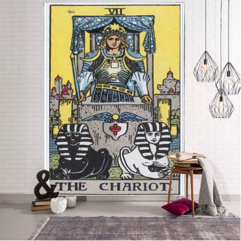 Tarot card decoration tapestry