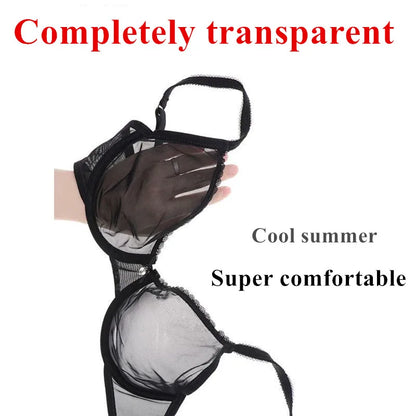 Women Sexy See Through Bra Top Lingerie Ladies Lace underwire underwear 1Pcs/Lot CYHWR