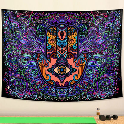 Lucky hand tapestry
