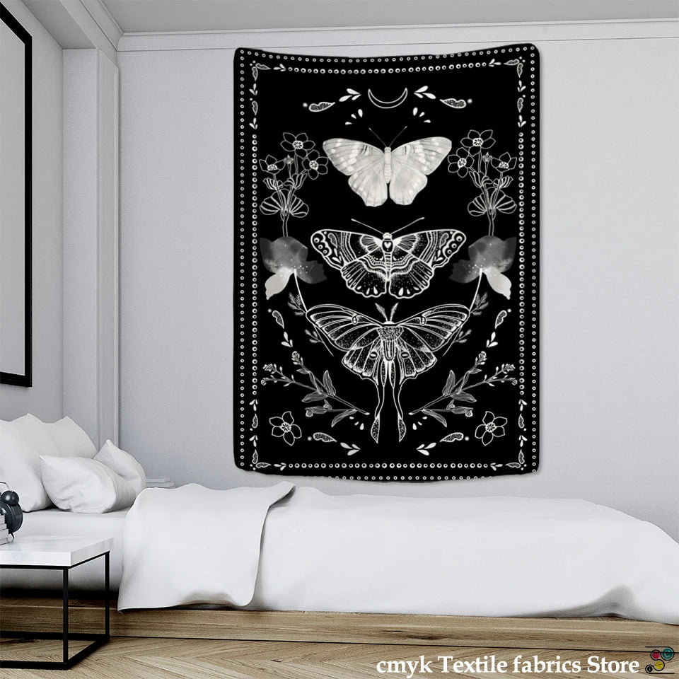 Psychedelic Butterfly Tarot Tapestry