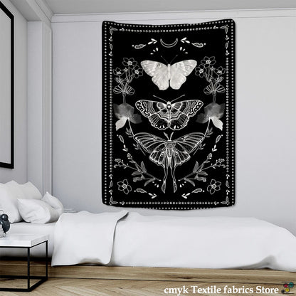 Psychedelic Butterfly Tarot Tapestry