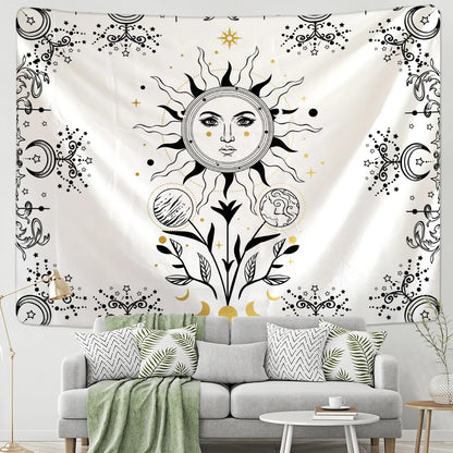 Cat Mysterious Divination  Tapestry