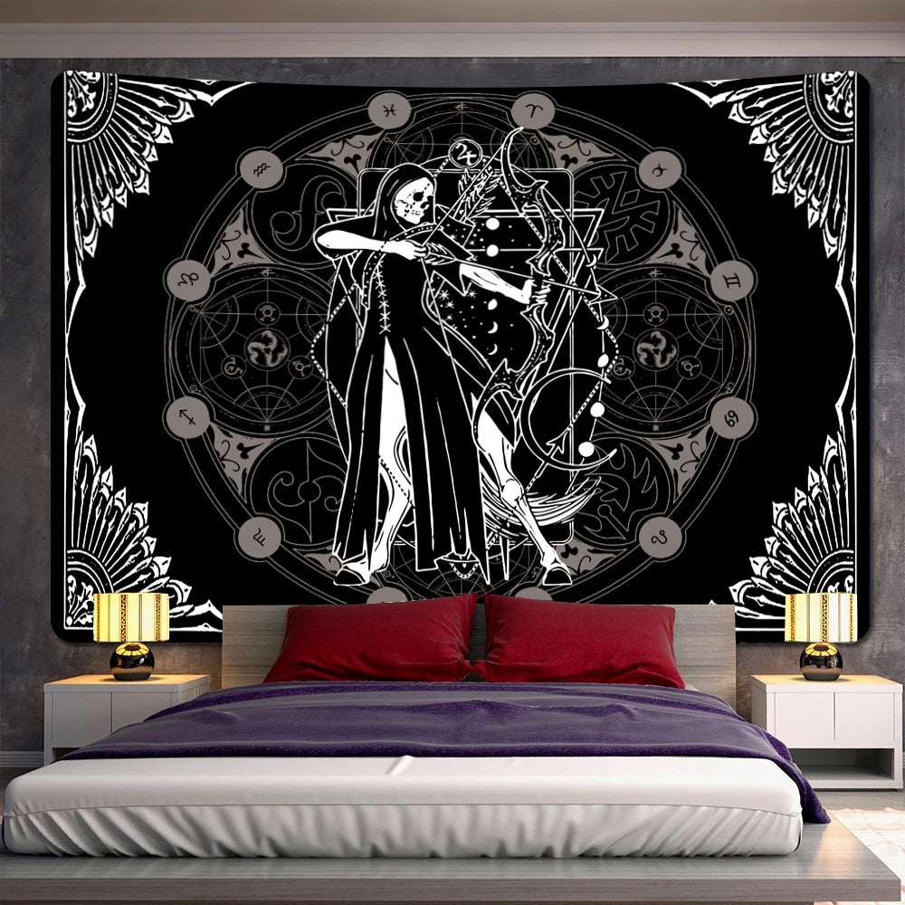 Sun Moon Mandala tapestry