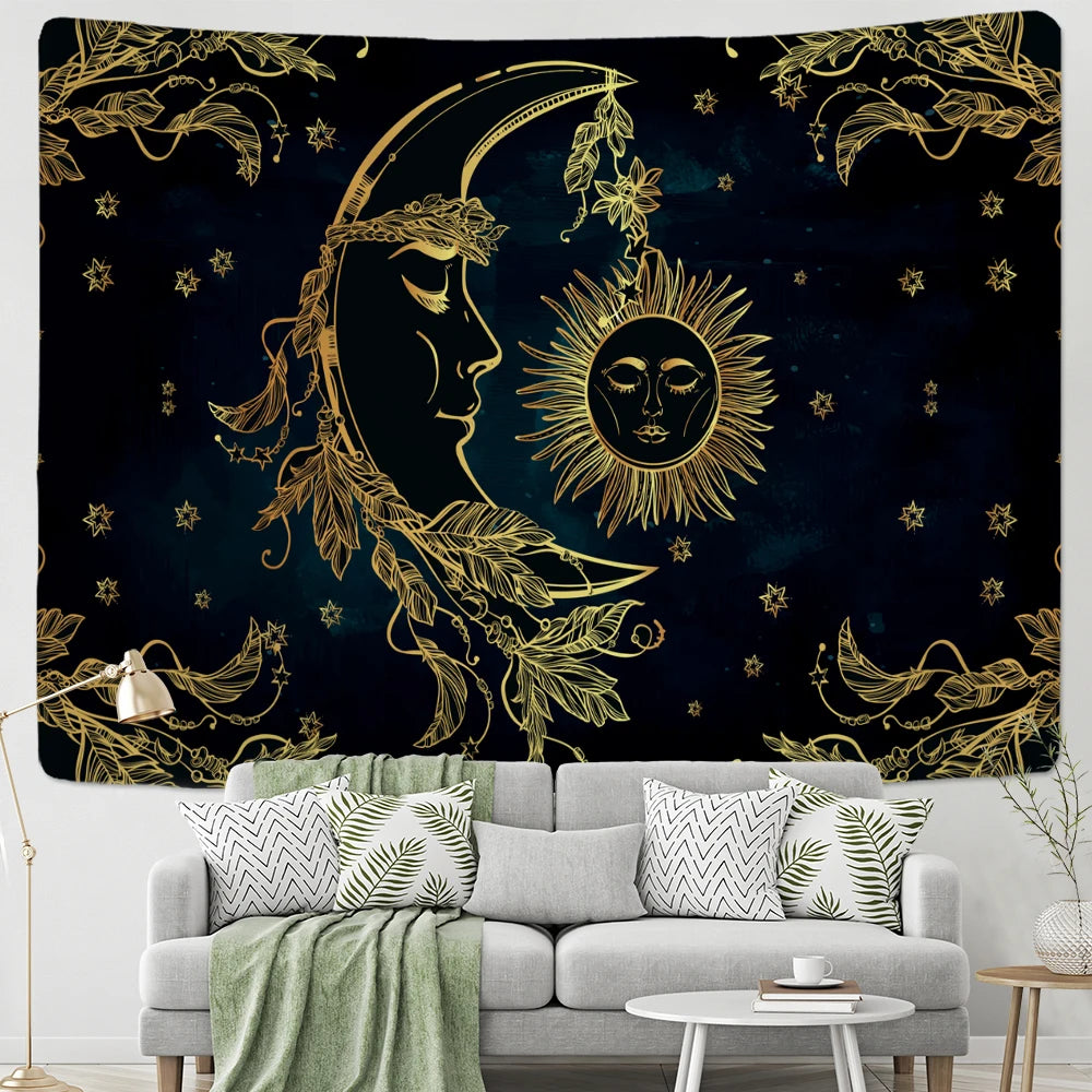 Cat Mysterious Divination  Tapestry