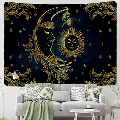 Cat Mysterious Divination  Tapestry
