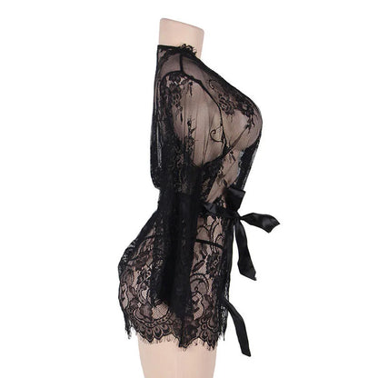 Sexy Women Lingerie Lace Night Dress