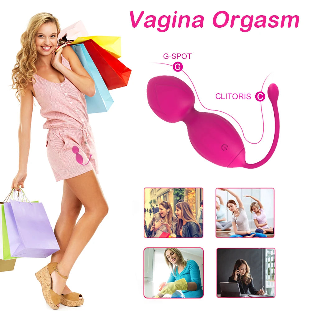 Wearable Panties Vaginal Ball 10 Speeds Wireless Remote Control
