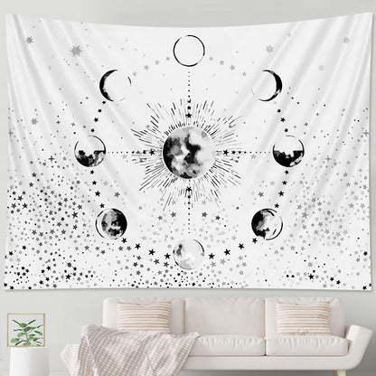 Sun Moon Mandala tapestry
