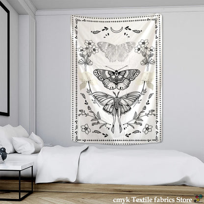 Psychedelic Butterfly Tarot Tapestry