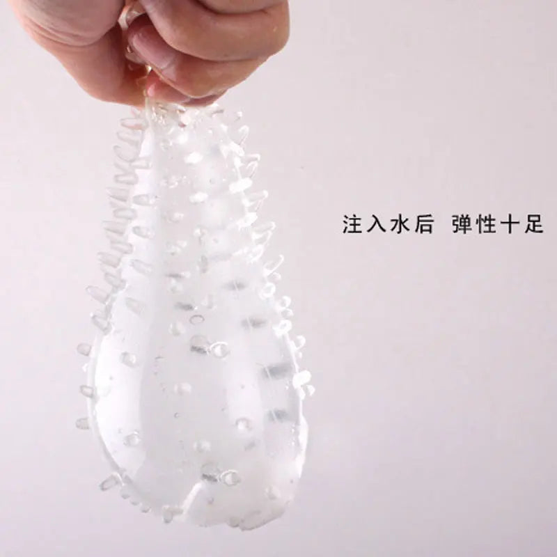 Crystal Cock Ring Penis Extension Sleeve for Men