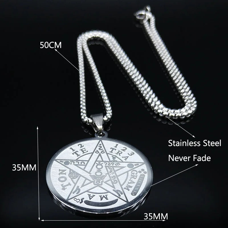 Pentagram Stainless Steel Necklace