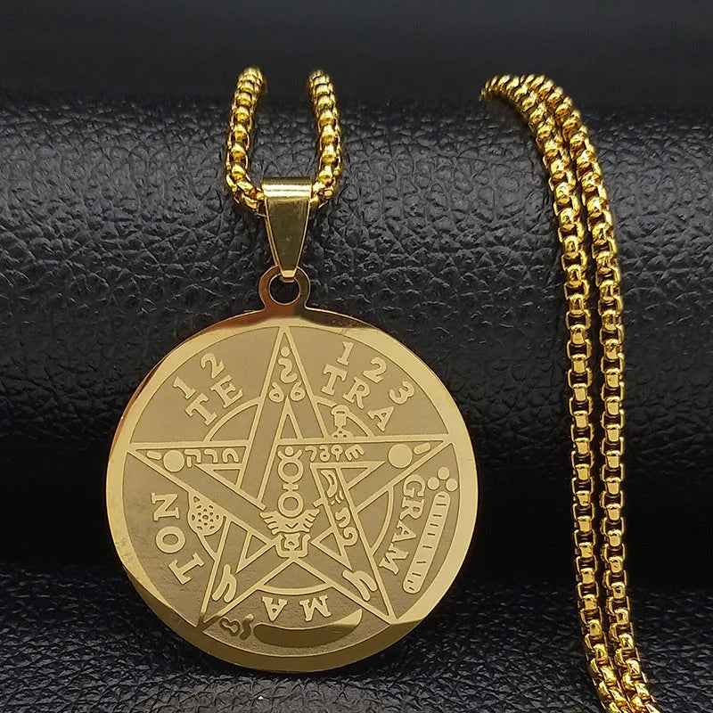 Pentagram Stainless Steel Necklace