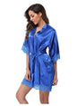 Plus Size Lace Patchwork Robe